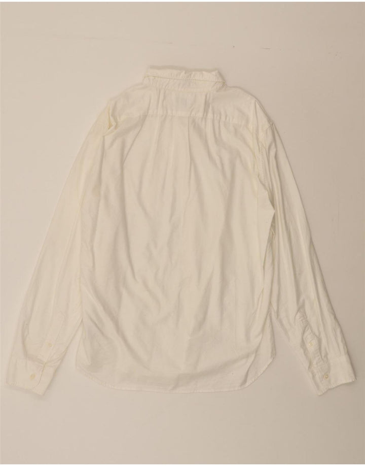 J. CREW Mens Slim Shirt XL White Cotton Vintage J. Crew and Second-Hand J. Crew from Messina Hembry 