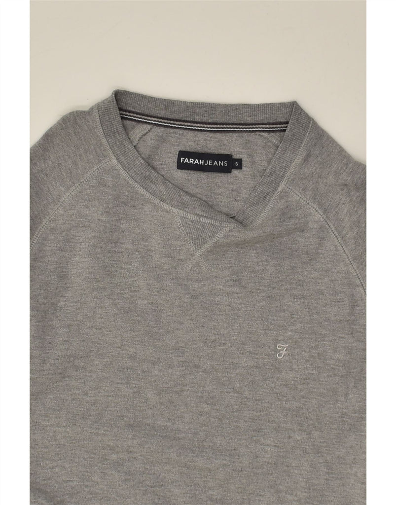FARAH Mens Sweatshirt Jumper Small Grey Cotton | Vintage Farah | Thrift | Second-Hand Farah | Used Clothing | Messina Hembry 