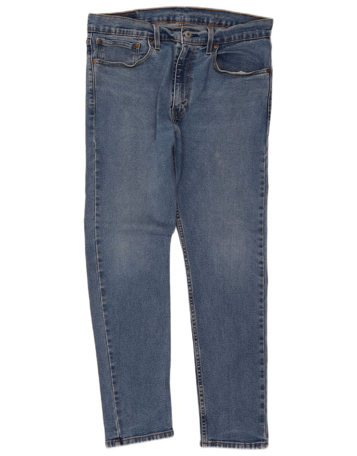 Levi's Mens 512 Slim Tapered Jeans W34 L30 Blue Cotton