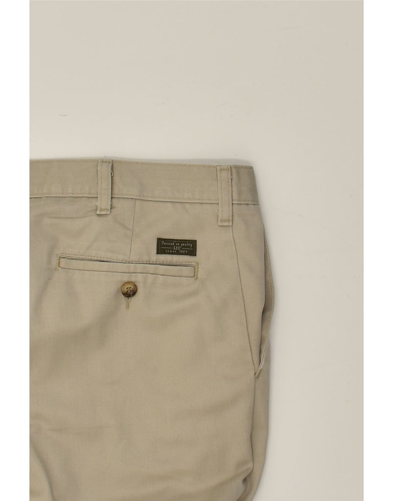 LEE Mens Straight Chino Trousers W40 L29 Beige Cotton | Vintage Lee | Thrift | Second-Hand Lee | Used Clothing | Messina Hembry 