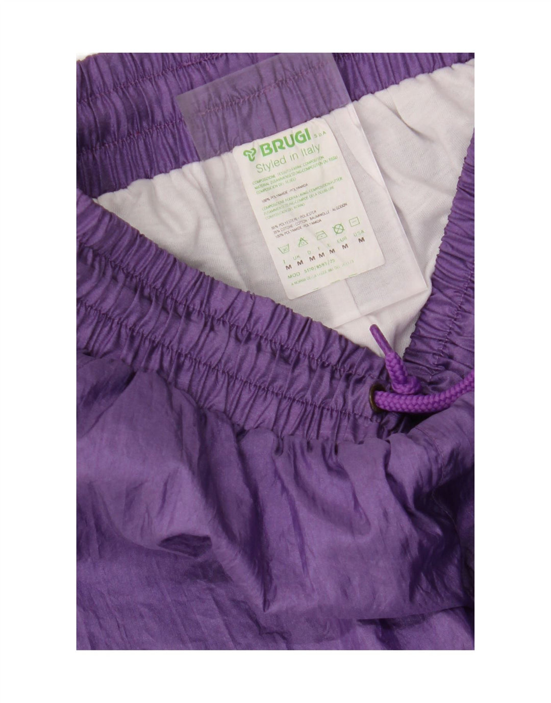 BRUGI Womens Tracksuit Trousers UK 12 Medium  Purple Colourblock Polyester