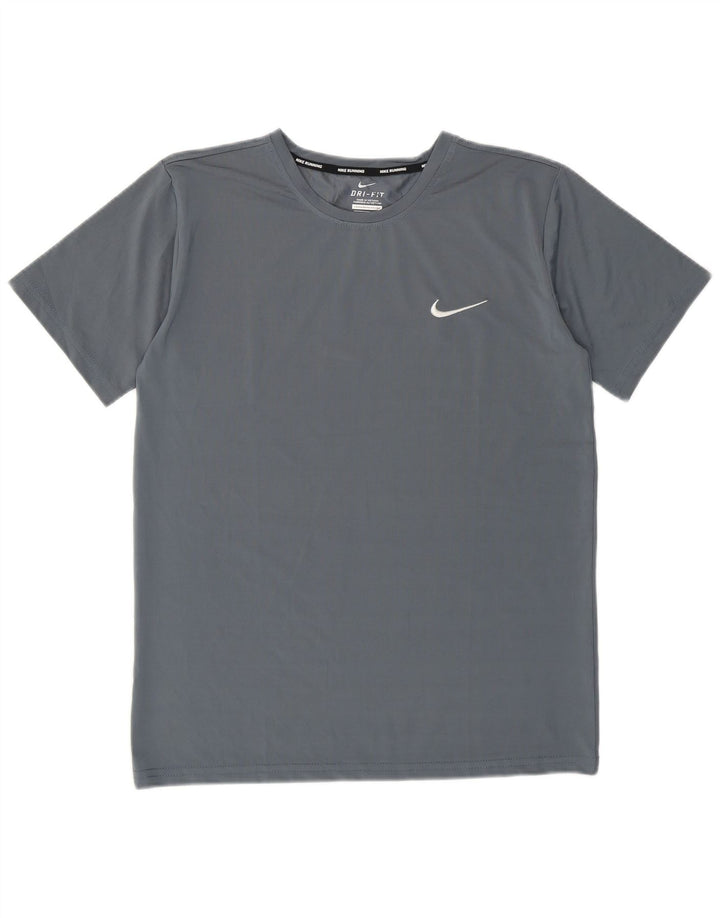 Nike Mens T-Shirt Top Medium Grey
