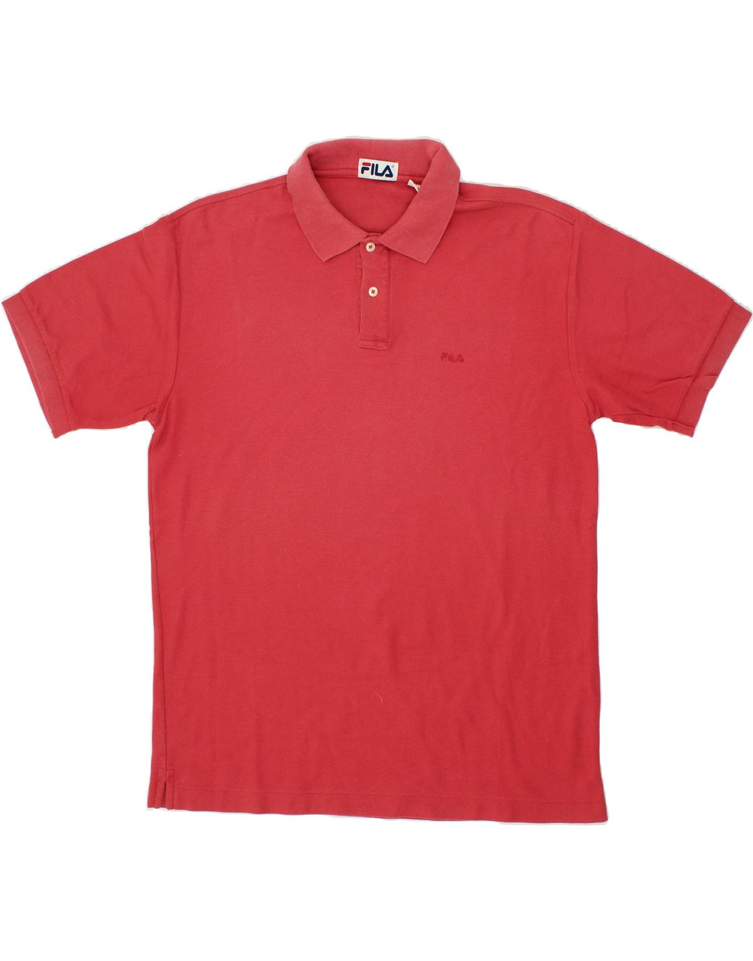 FILA Mens Polo Shirt IT 54 XL Red Cotton Vintage Fila and Second-Hand Fila from Messina Hembry 