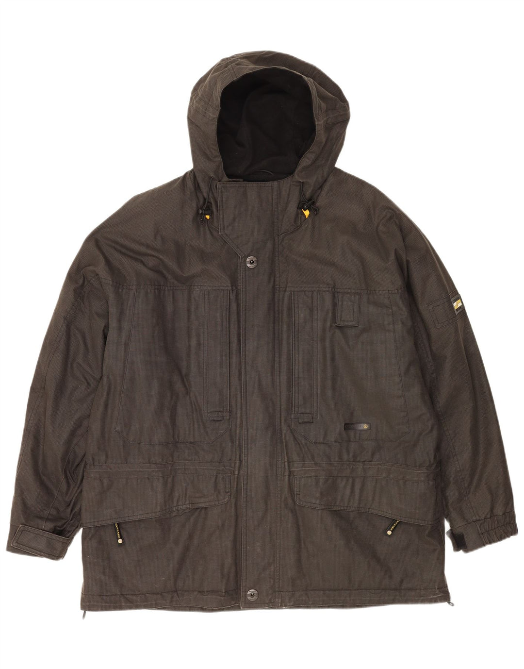 NAVIGARE Mens Hooded Windbreaker Jacket UK 42 XL Grey