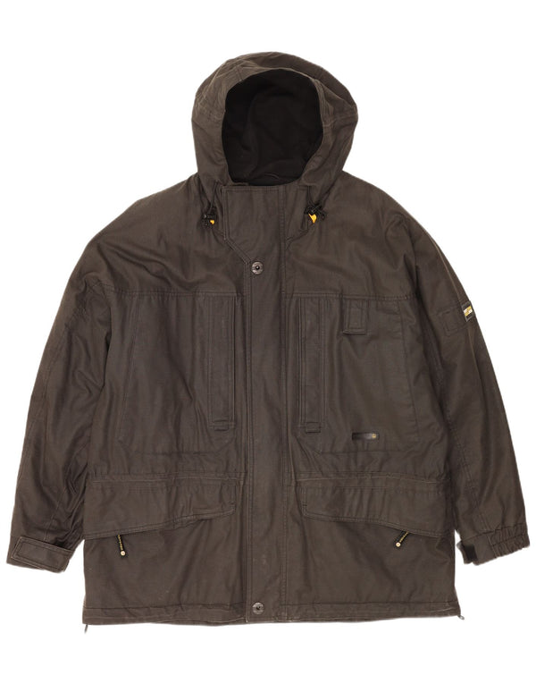 NAVIGARE Mens Hooded Windbreaker Jacket UK 42 XL Grey