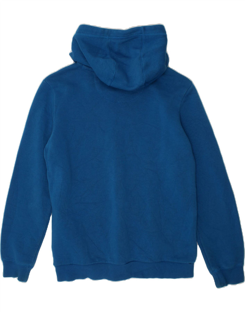 ADIDAS Boys Graphic Hoodie Jumper 11-12 Years Blue Cotton Vintage Adidas and Second-Hand Adidas from Messina Hembry 