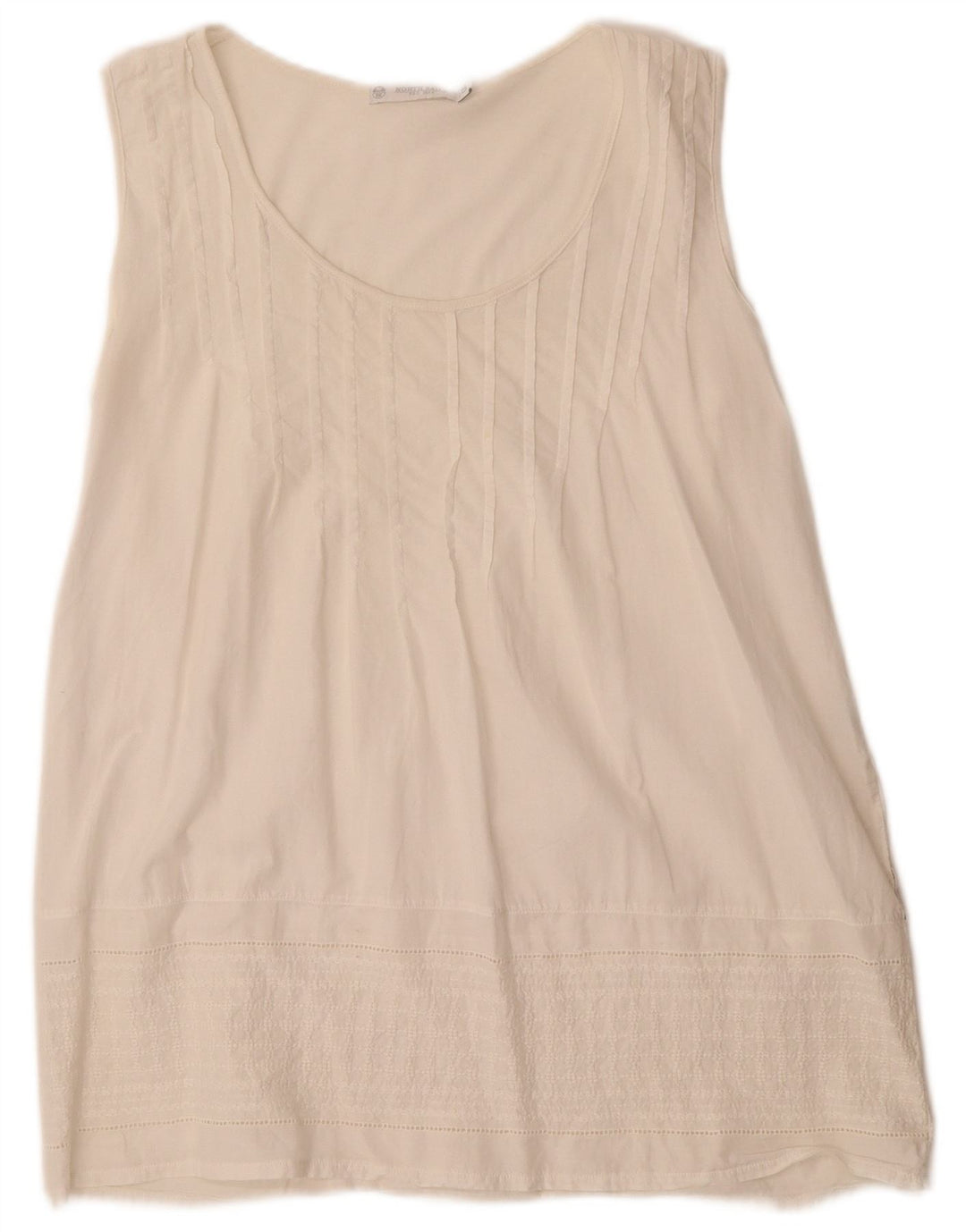 North Sails Womens Sleeveless Blouse Top UK 10 Small White