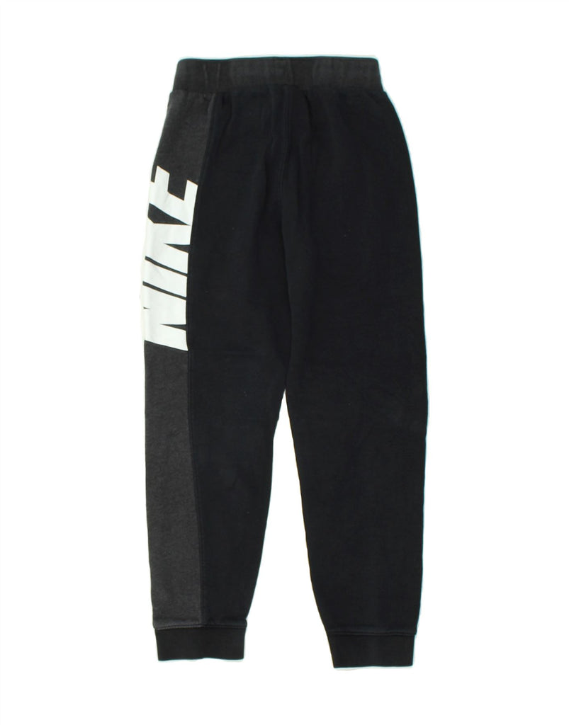 NIKE Boys Standard Fit Tracksuit Trousers Joggers 10-11 Years Medium Black | Vintage Nike | Thrift | Second-Hand Nike | Used Clothing | Messina Hembry 