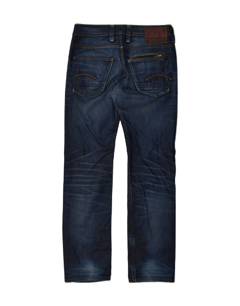 G-STAR Mens Straight Jeans W30 L32  Navy Blue Cotton Vintage G-Star and Second-Hand G-Star from Messina Hembry 