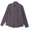 Lee Mens Shirt XL Navy Blue Cotton