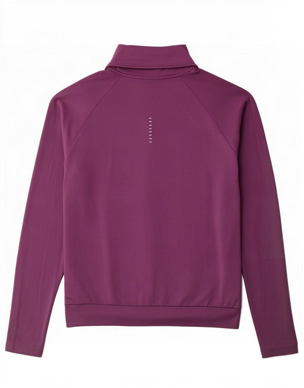 Nike Womens Dri Fit Graphic Pullover Tracksuit Top UK 10 Small Purple