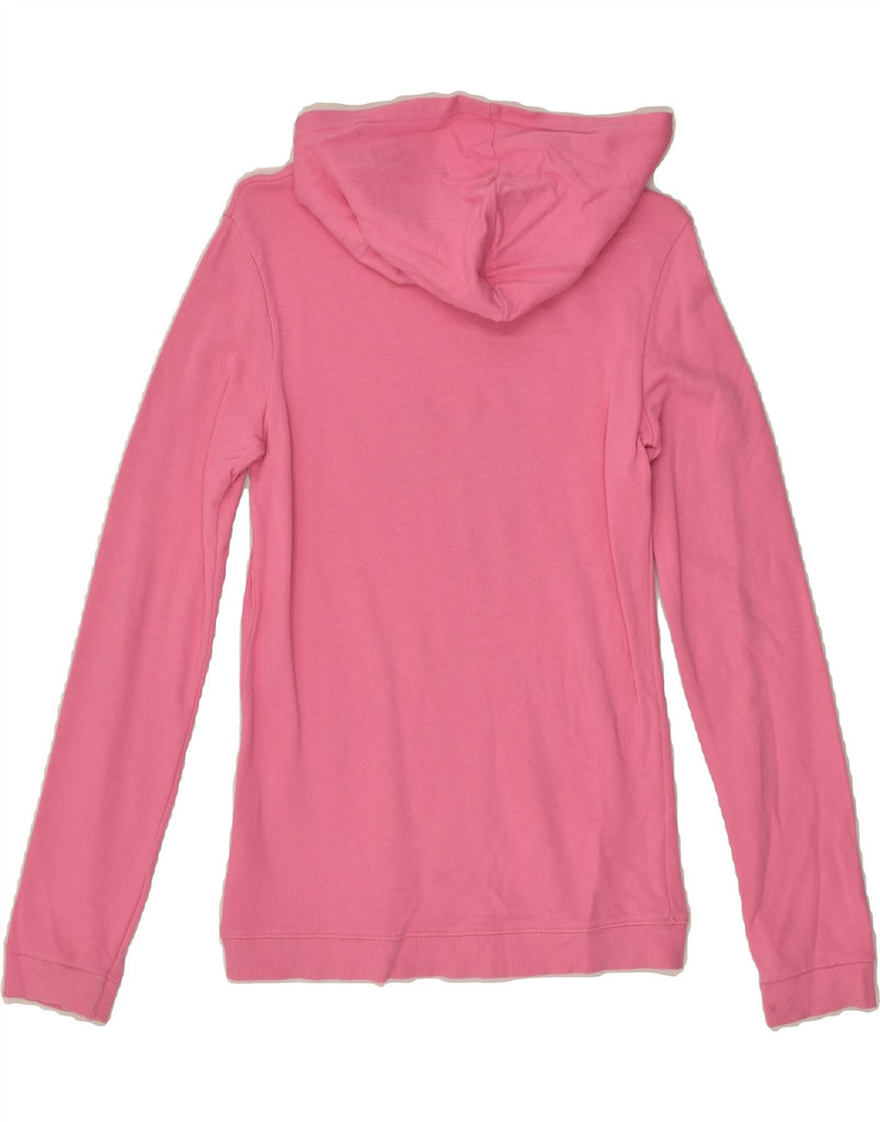 BENETTON Girls Graphic Hoodie Jumper 13-14 Years 3xl Pink Cotton | Vintage Benetton | Thrift | Second-Hand Benetton | Used Clothing | Messina Hembry 