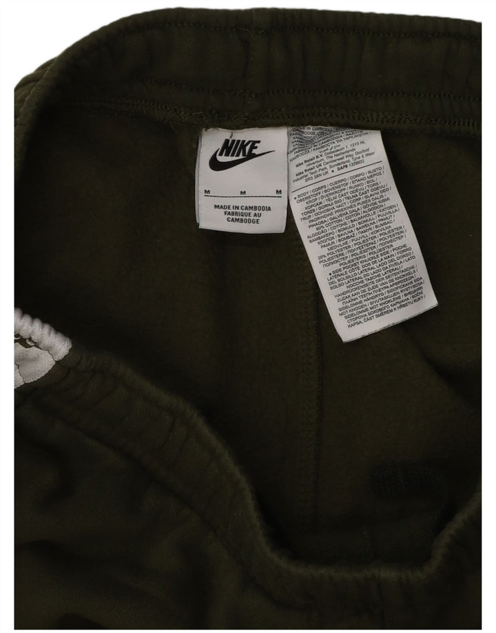 Nike Mens Graphic Tracksuit Trousers Joggers Medium Khaki Colourblock