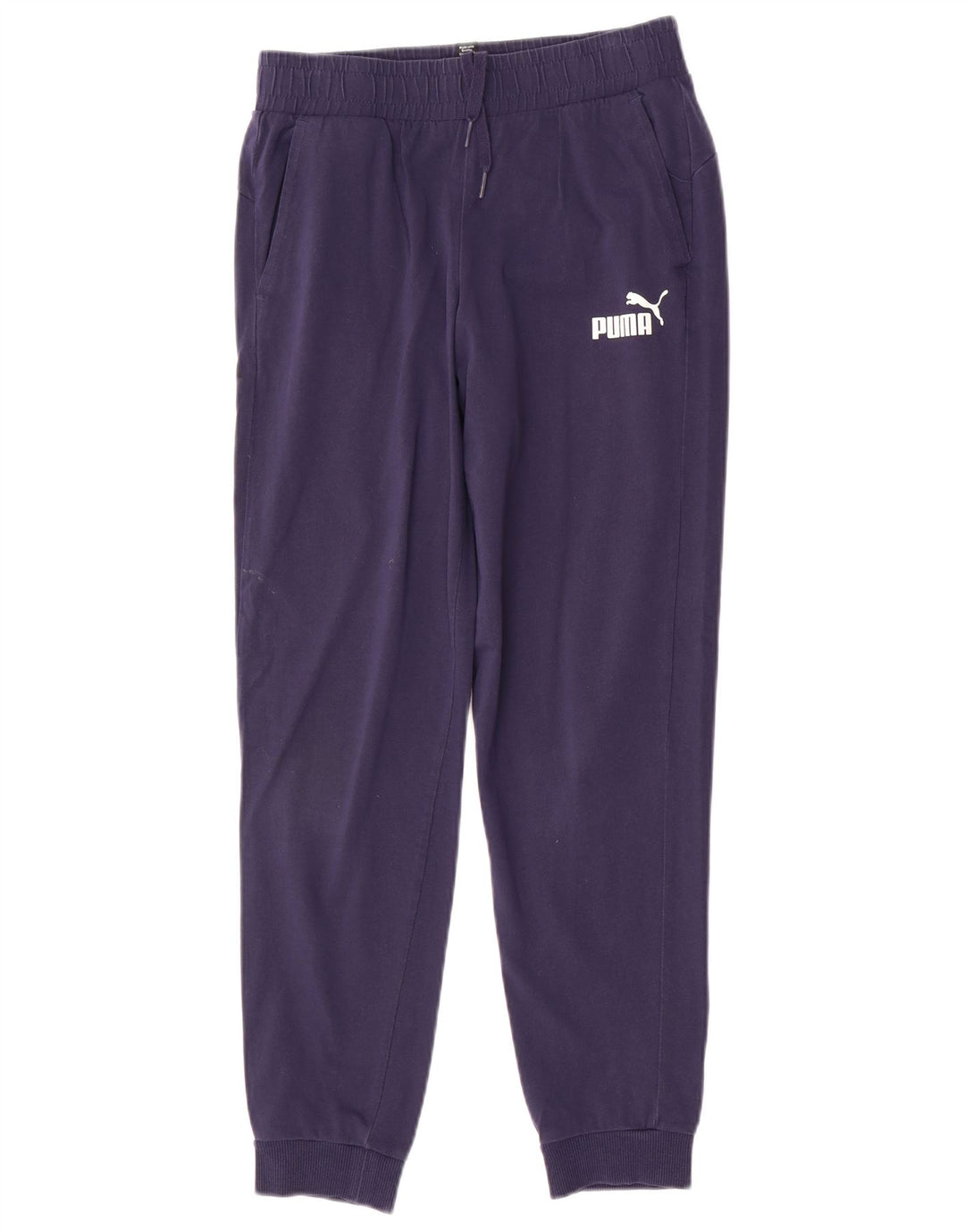 Puma Boys Tracksuit Trousers Joggers 13-14 Years  Navy Blue Cotton