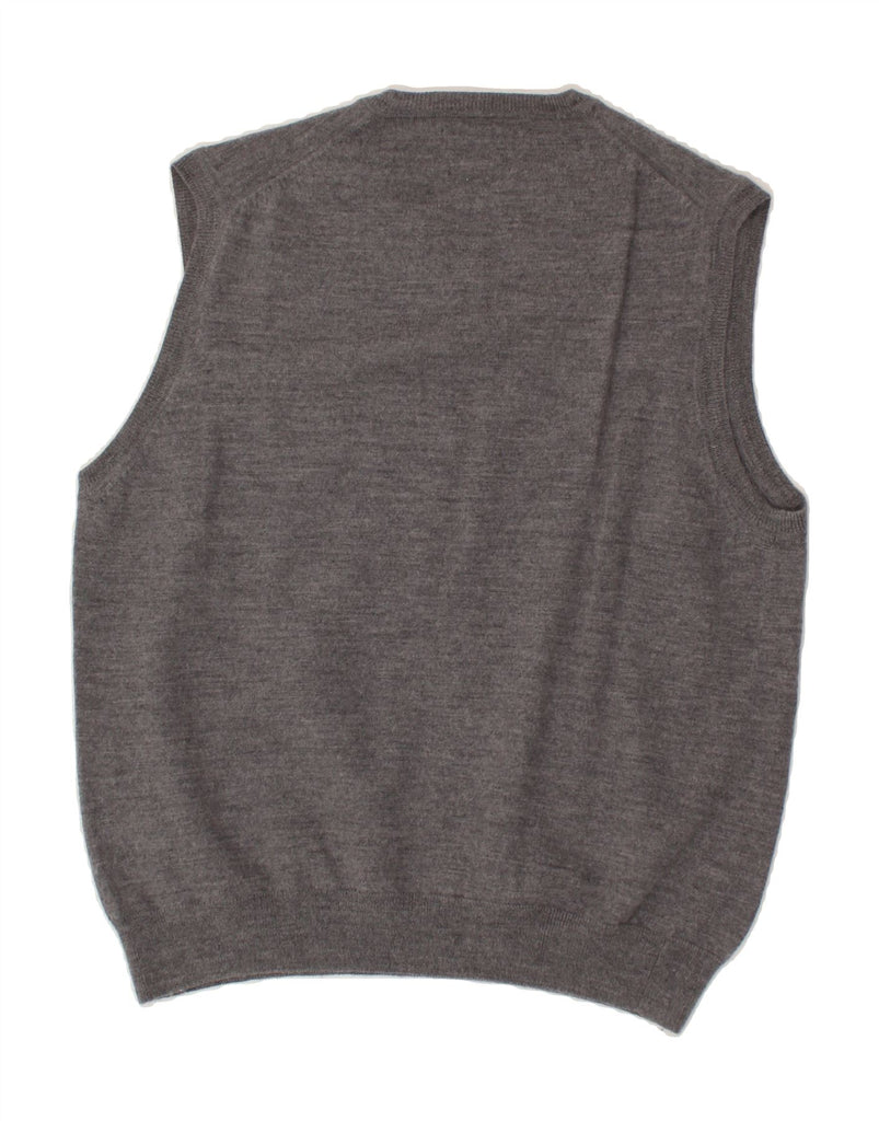 MARLBORO CLASSICS Womens Classic Vest Tank Top UK 18 XL Grey Merino Wool | Vintage Marlboro Classics | Thrift | Second-Hand Marlboro Classics | Used Clothing | Messina Hembry 