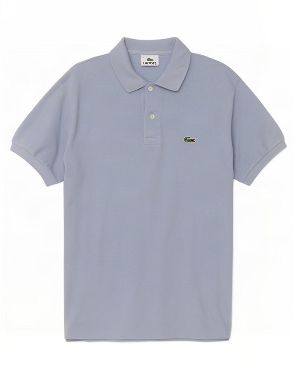 Lacoste Mens Polo Shirt Size 3 Small Blue Cotton