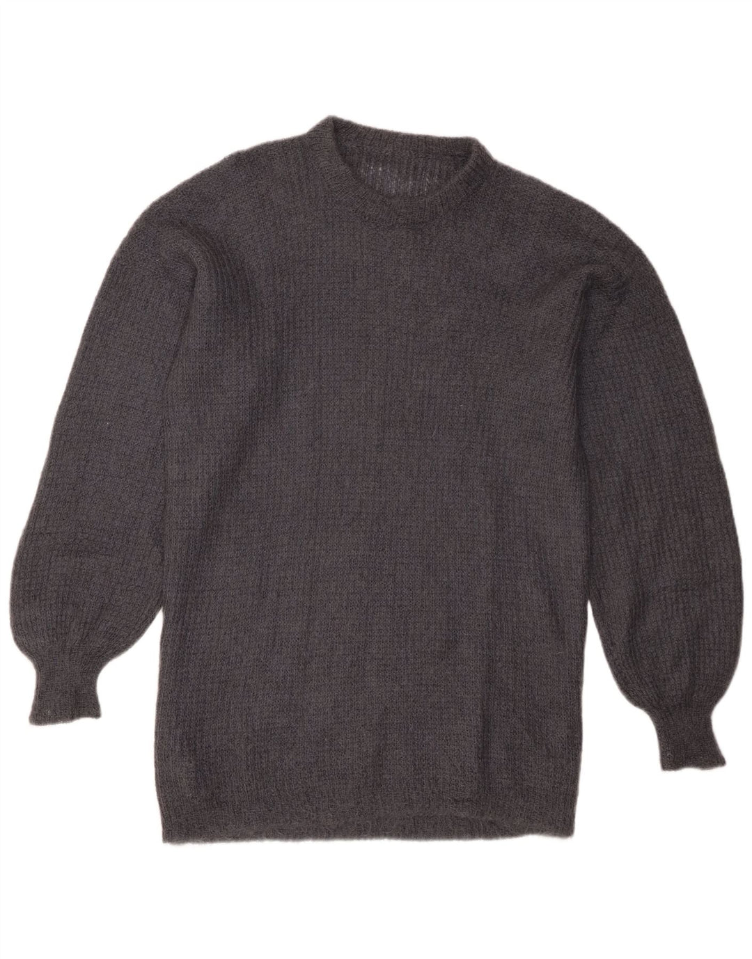 Vintage Womens Crew Neck Jumper Sweater UK 16 Large Grey