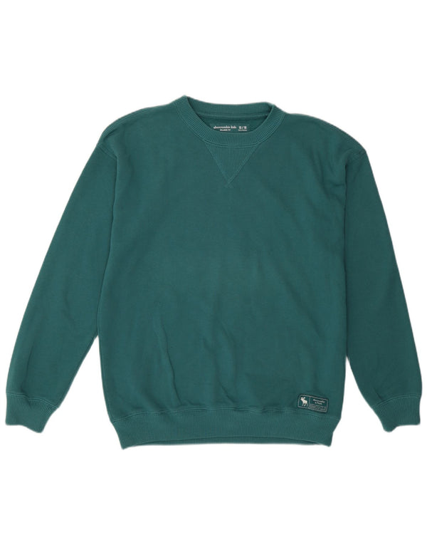 Abercrombie & Fitch Boys Relaxed Fit Sweatshirt Jumper 15-16 Years Green