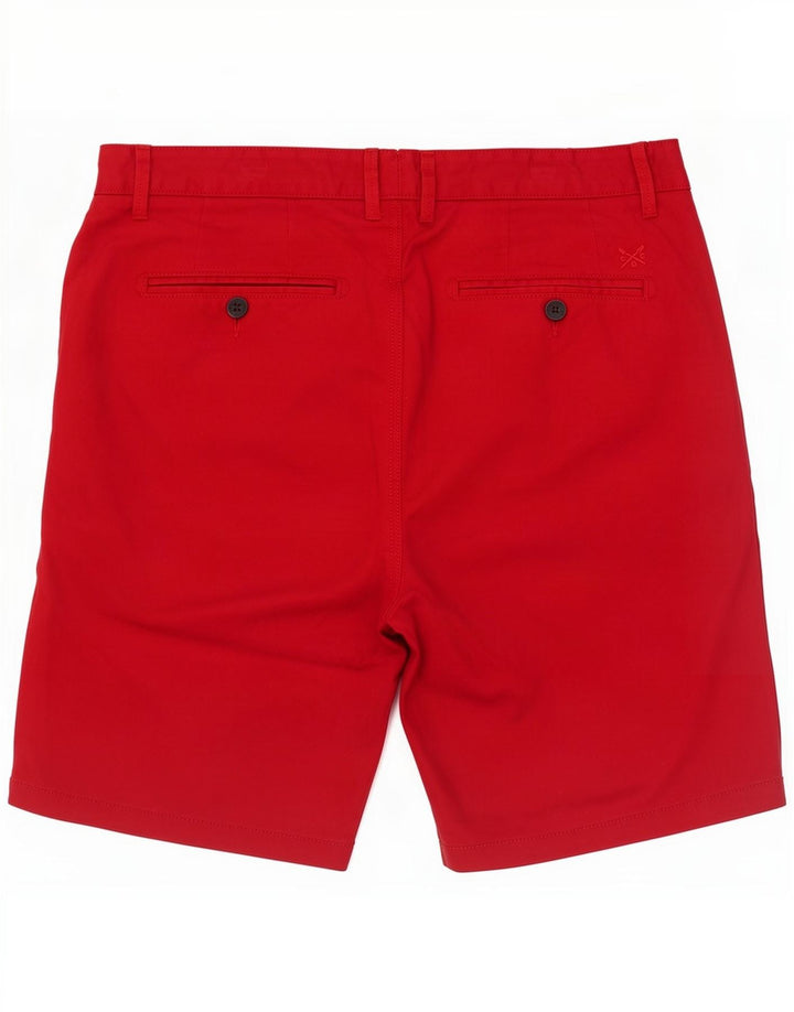 Crew Clothing Mens Chino Shorts W36 Large Red Cotton