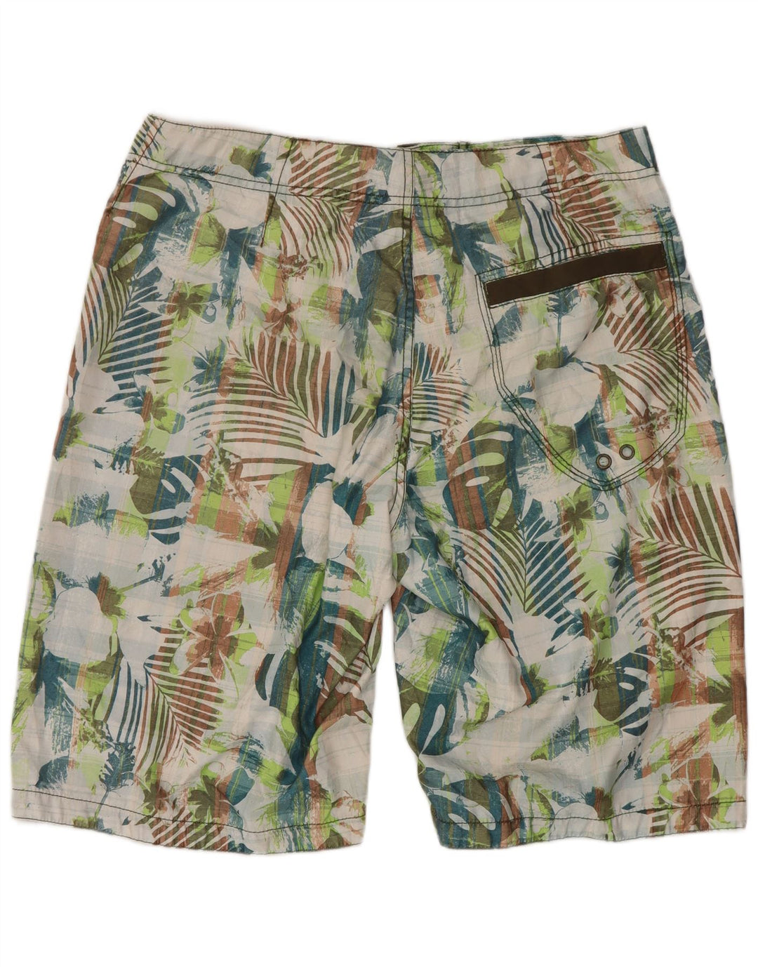 Fat Face Mens Swimming Shorts Large Multicoloured Floral Polyester