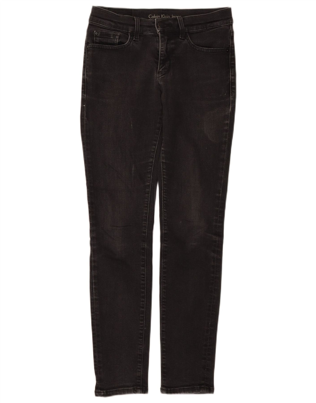 CALVIN KLEIN Womens Skinny Jeans W26 L29 Black