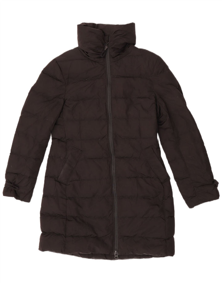 Zara Womens Padded Coat UK 14 Medium Black