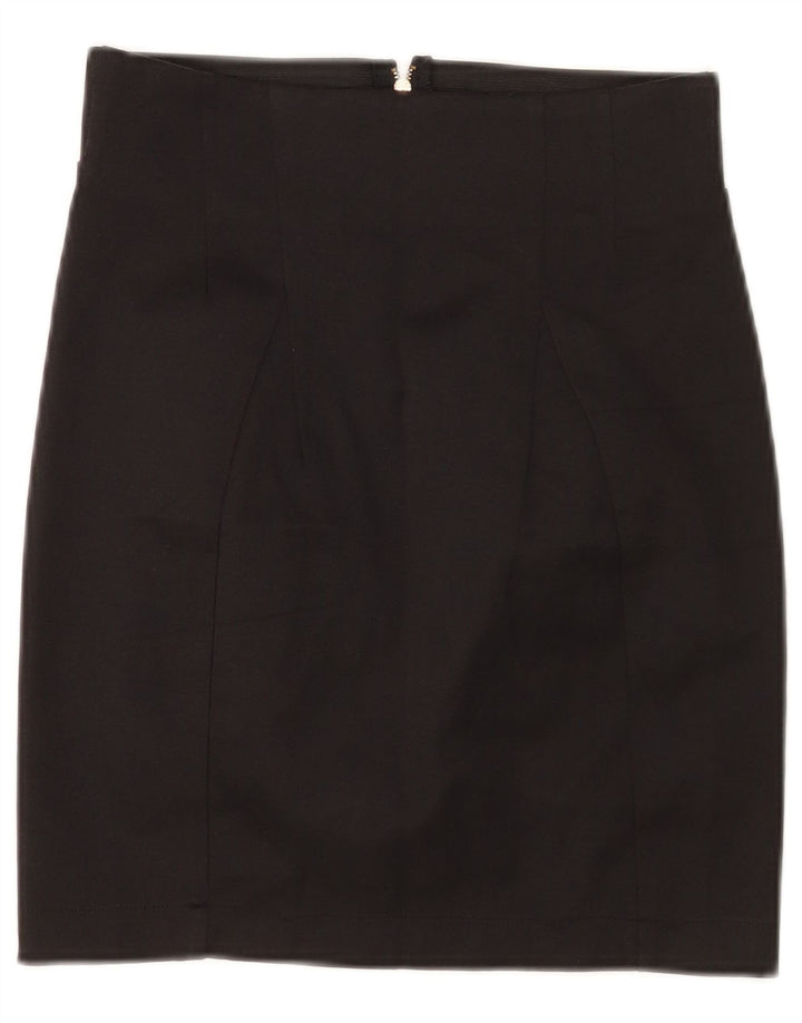 Zara Womens Pencil Skirt Small W26  Black Polyester