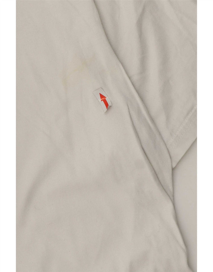 Ellesse Mens T-Shirt Top Small White Cotton