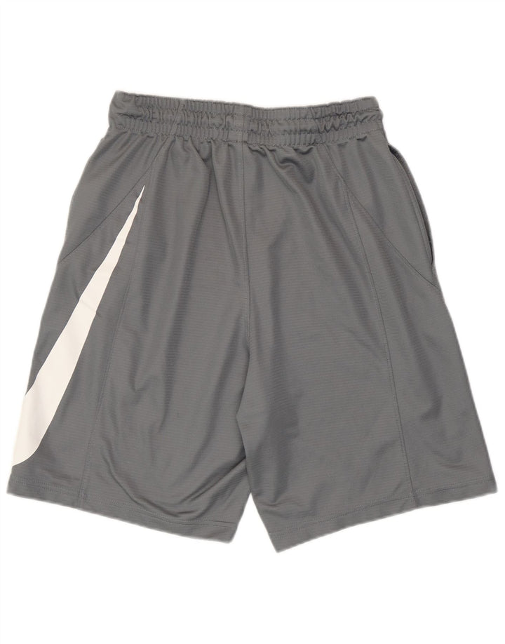 Nike Mens Dri Fit Graphic Sport Shorts Medium  Grey Polyester