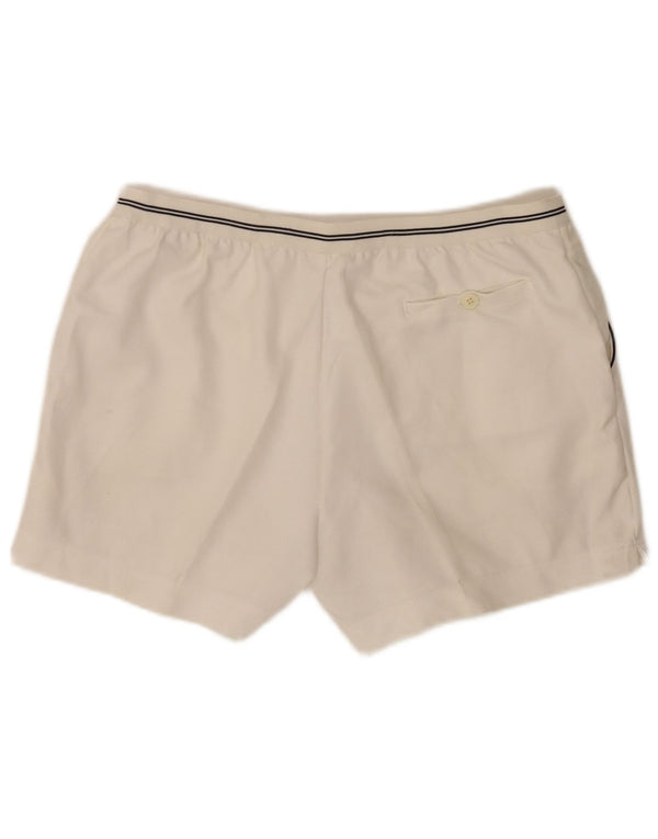 Campagnolo Mens Chino Shorts W32 Medium White Polyester