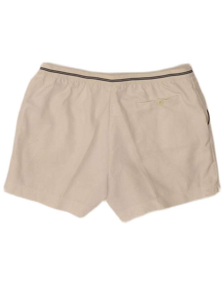 Campagnolo Mens Chino Shorts W32 Medium White Polyester