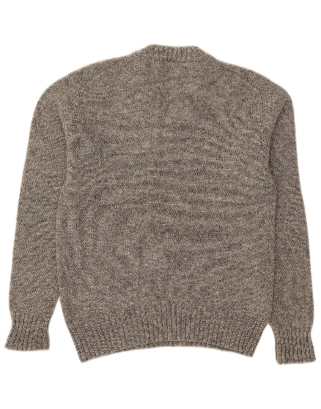 C & A Mens V-Neck Jumper Sweater IT 56/558 XL Grey Flecked Wool