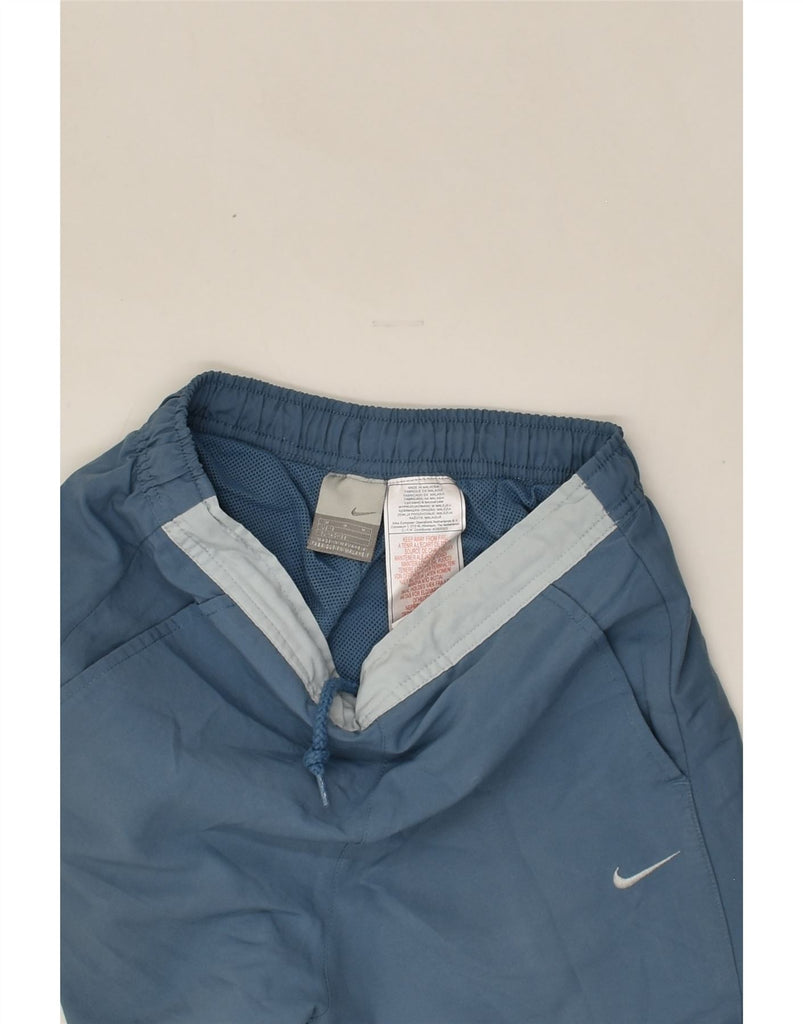 NIKE Girls Tracksuit Trousers 11-12 Years Medium  Blue Polyester | Vintage Nike | Thrift | Second-Hand Nike | Used Clothing | Messina Hembry 