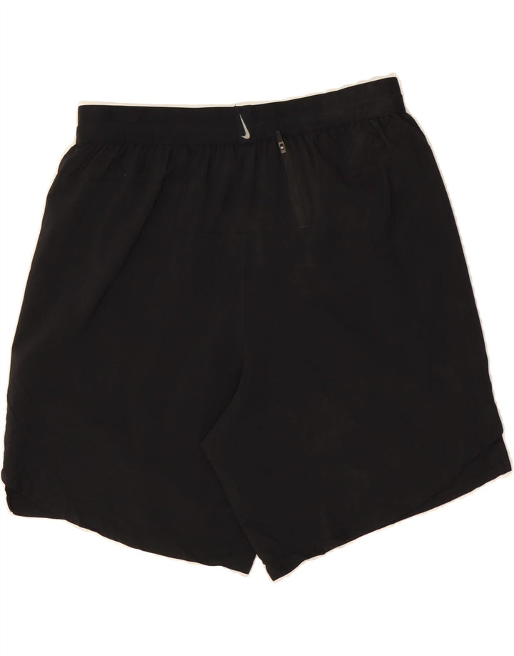 NIKE Womens Graphic Sport Shorts Medium Black Polyester Vintage Nike and Second-Hand Nike from Messina Hembry 