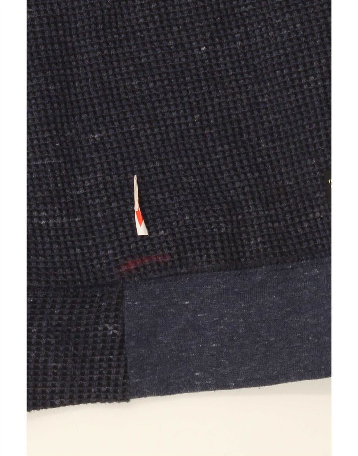 Diesel Mens Tracksuit Top Jacket Large Navy Blue Cotton