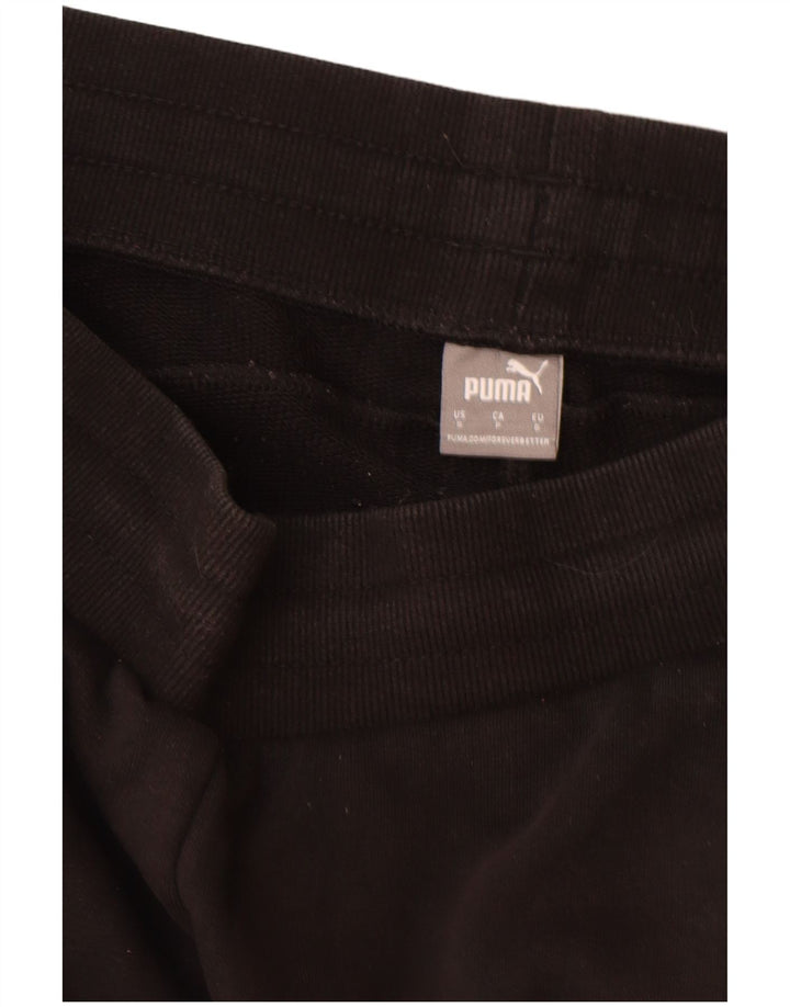 Puma Mens Graphic Tracksuit Trousers Joggers Small Black