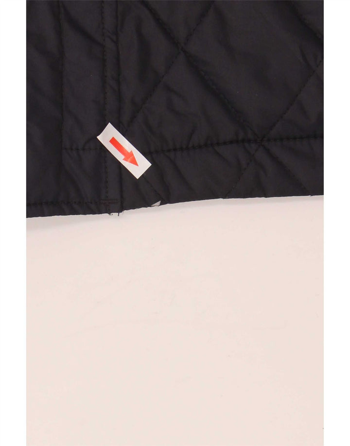Adidas Mens Padded Jacket UK 38 Medium Black Polyester