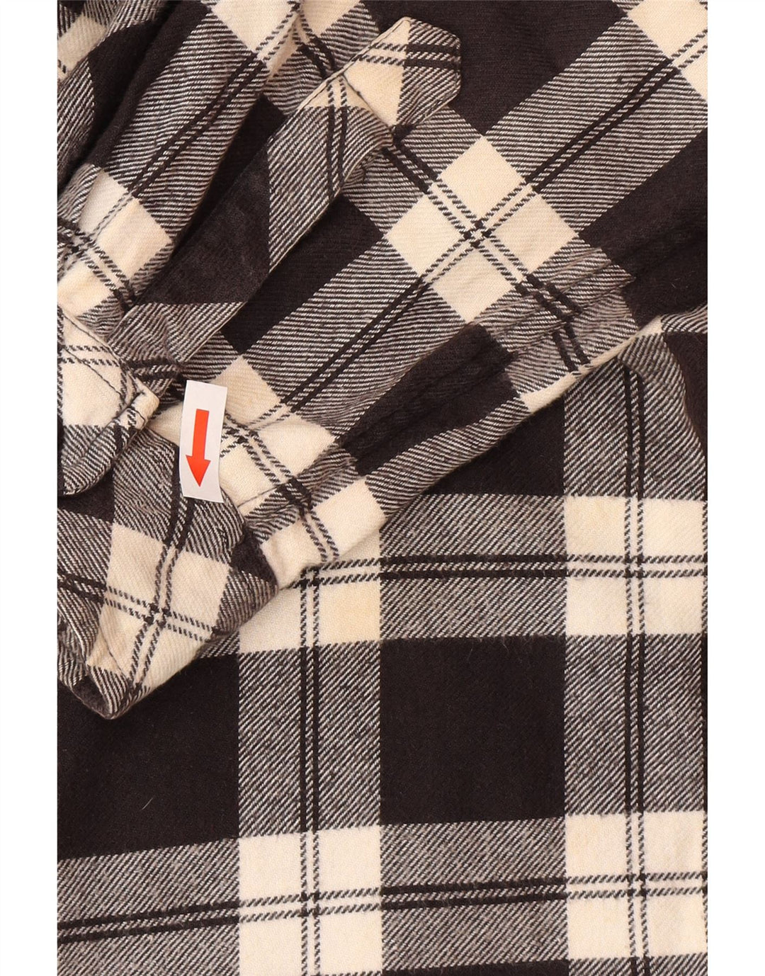 Billabong Mens Hooded Flannel Shirt Large Black Check Cotton