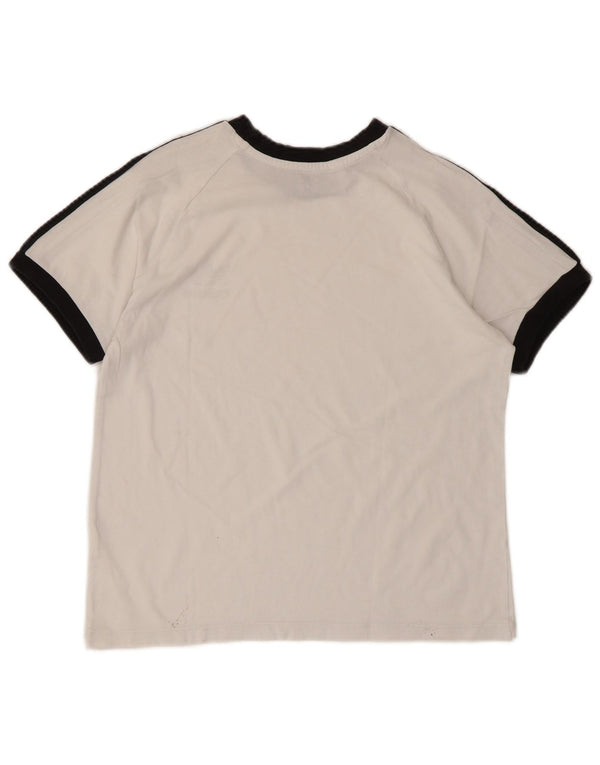 Adidas Boys T-Shirt Top 11-12 Years Medium White