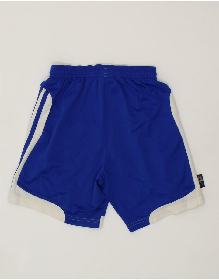 ADIDAS Boys Sport Shorts 9-10 Years  Blue Colourblock Polyester Vintage Adidas and Second-Hand Adidas from Messina Hembry 