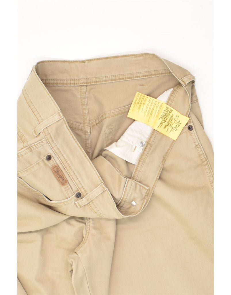 WRANGLER Mens Texas Stretch Slim Casual Trousers W34 L34 Beige Cotton | Vintage Wrangler | Thrift | Second-Hand Wrangler | Used Clothing | Messina Hembry 