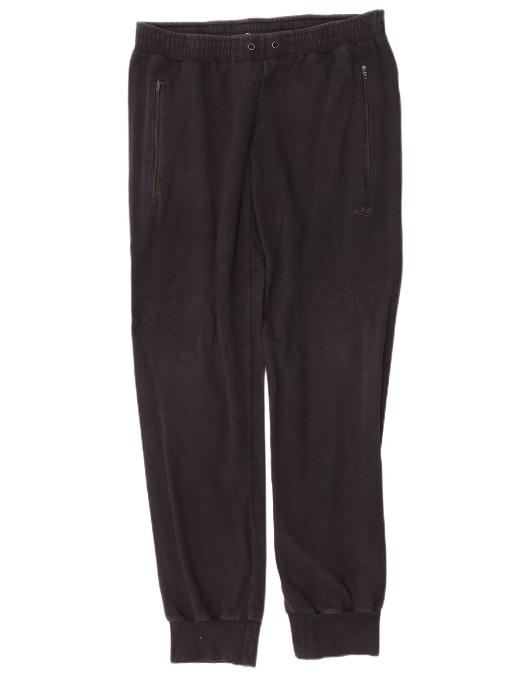 Adidas Mens Tracksuit Trousers Joggers Size 38 Medium  Black Cotton