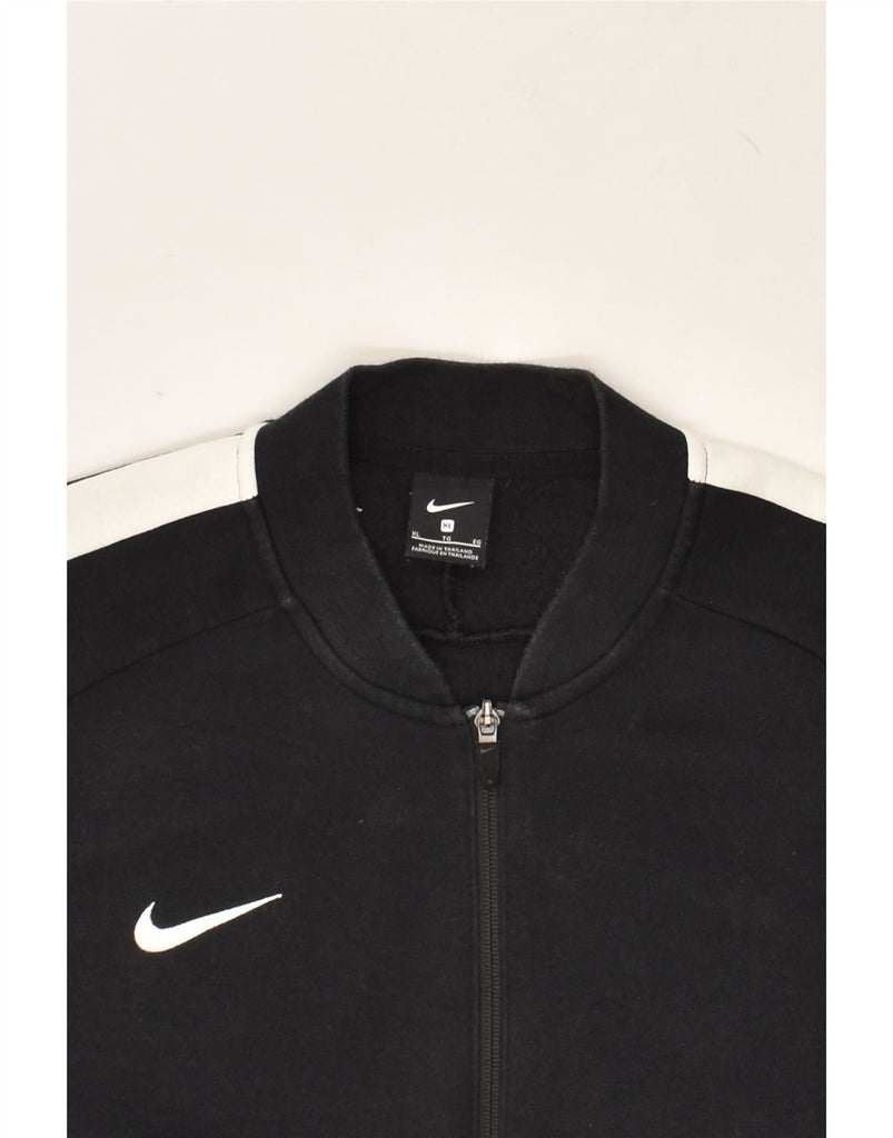 NIKE Mens Graphic Tracksuit Top Jacket XL Black Colourblock | Vintage Nike | Thrift | Second-Hand Nike | Used Clothing | Messina Hembry 