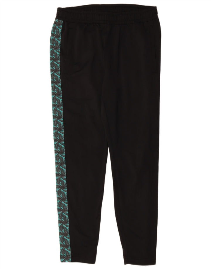 NIKE Mens Graphic Tracksuit Trousers Medium Black Colourblock Polyester
