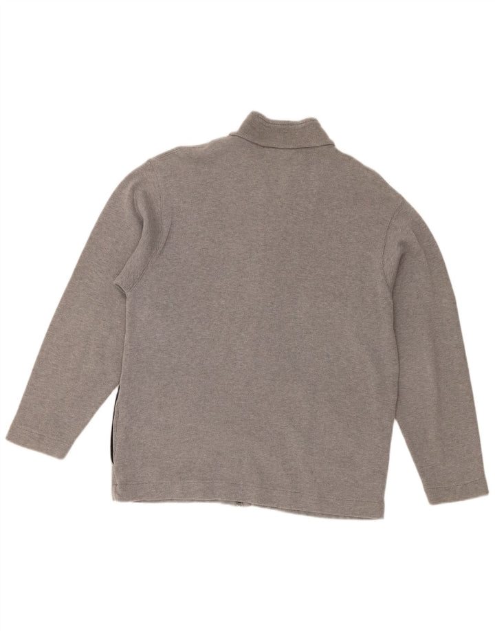 Marks & Spencer Mens Tracksuit Top Jacket Small Grey Cotton