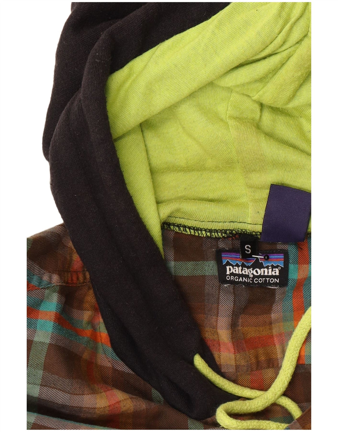 Patagonia Mens Hooded Lumberjack Shirt Small Brown Check