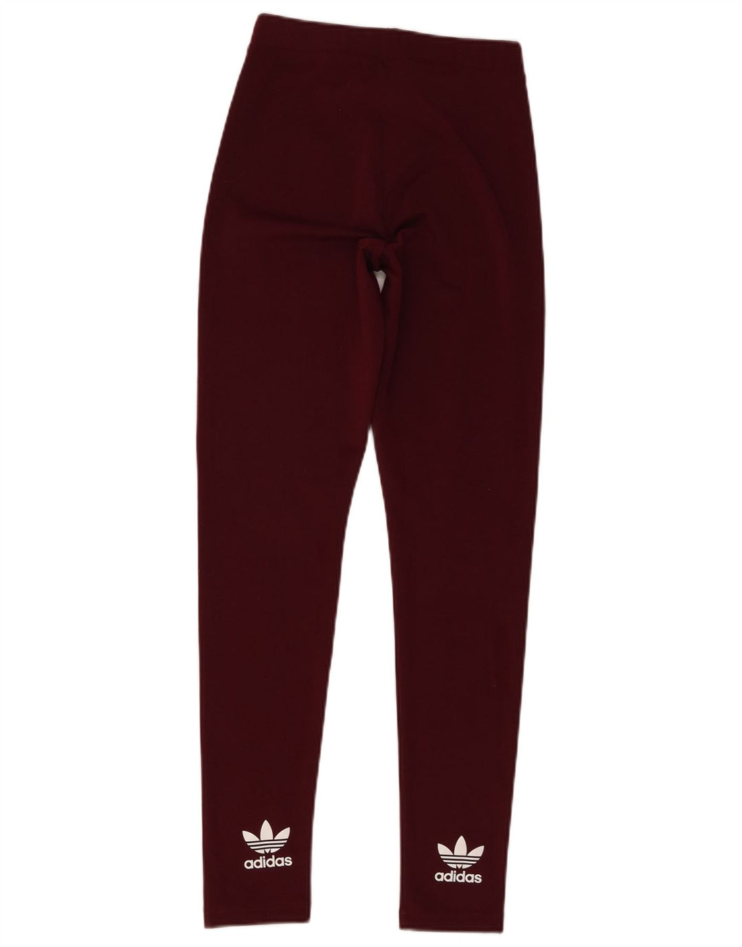 Adidas Womens Graphic Leggings UK 8 Small  Burgundy