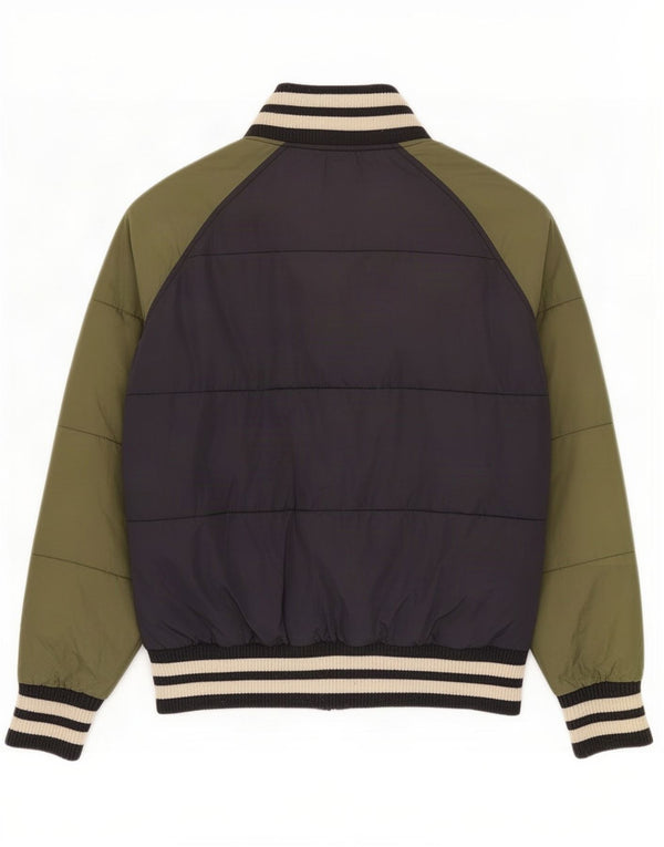 Zara Boys Graphic Padded Jacket 13-14 Years Medium Navy Blue Colourblock