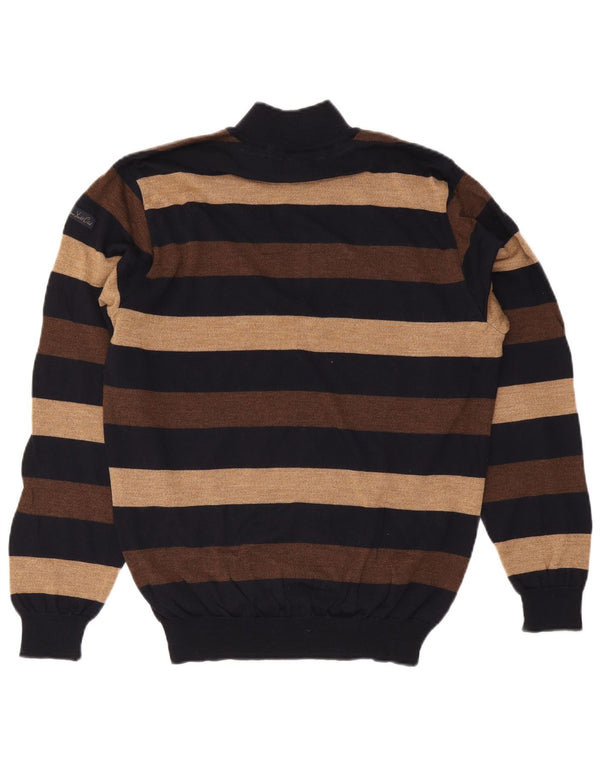 Paul & Shark Mens Yachting Zip Neck Jumper Sweater Large Multicoloured