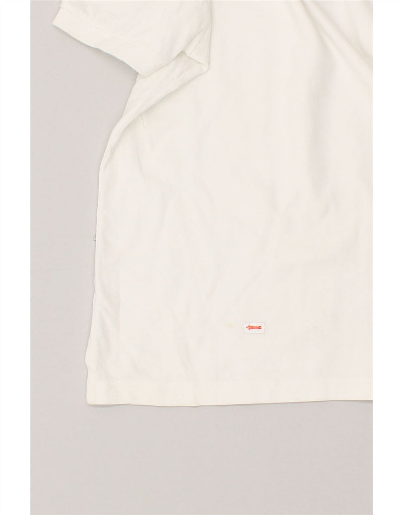 FRED PERRY Mens Slim Fit Polo Shirt Small White Cotton Vintage Fred Perry and Second-Hand Fred Perry from Messina Hembry 